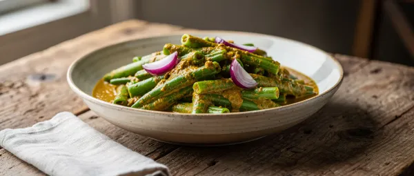 Grünes Bohnen-Curry