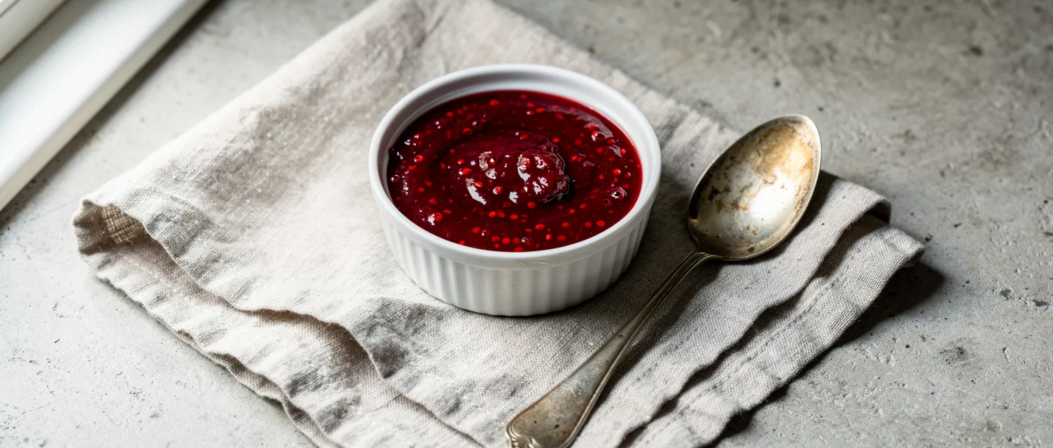 Himbeer-Johannisbeer-Soße