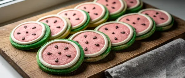 Melonen-Zuckerkekse