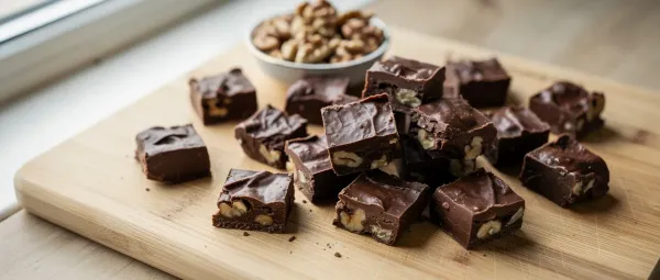 Schokoladen-Walnuss-Fudge