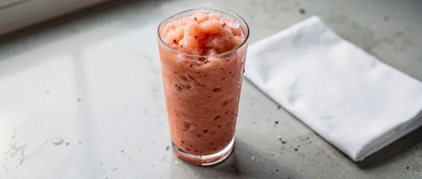 Zitronen-Beeren-Slushy