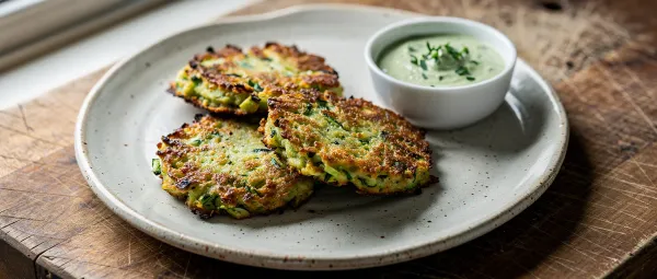 Knusprige Zucchini-Puffer