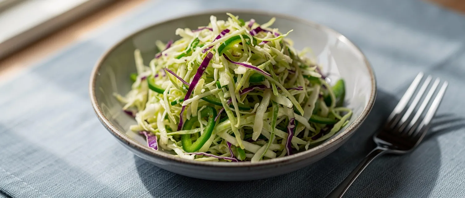 Omas süß-saurer Krautsalat mit Paprika