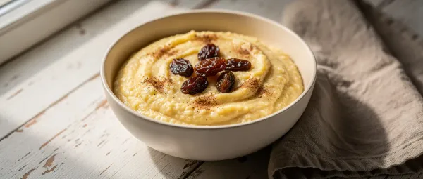 Jamaikanischer Maisgrieß-Porridge