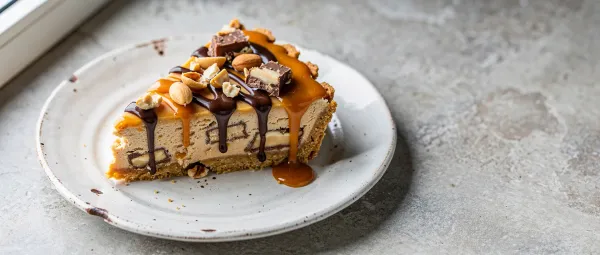 Kühler Snickers-Kuchen