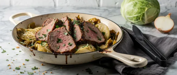 Corned Beef und Kohl