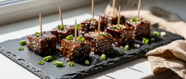 Sesam-Rinderfilet-Häppchen