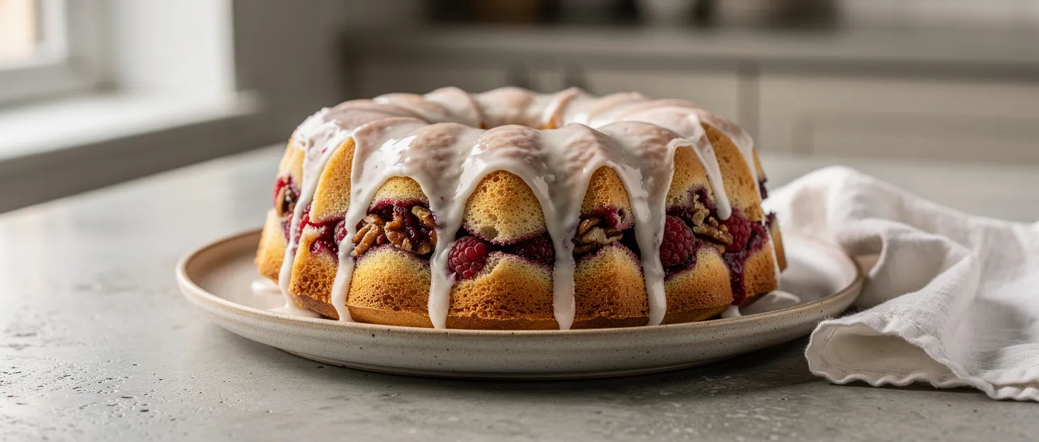 Frischer Beeren-Kaffeekuchen