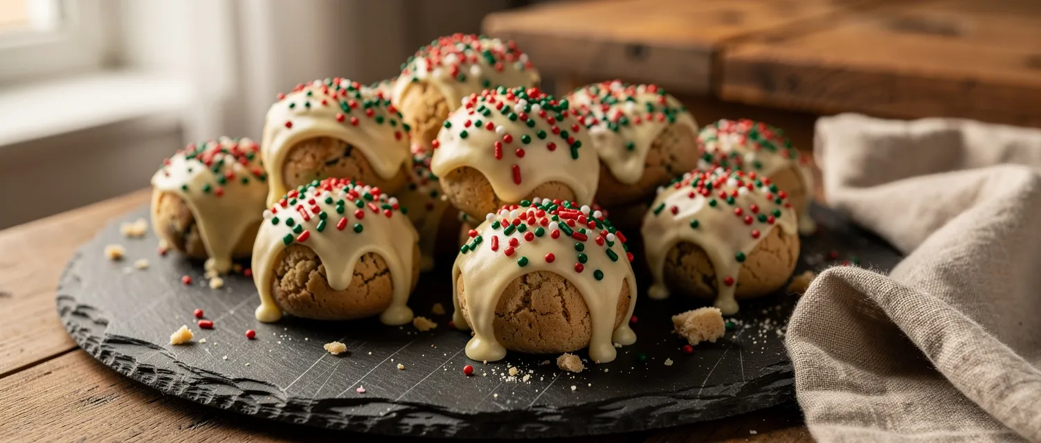 Dreizutaten-Keksbällchen