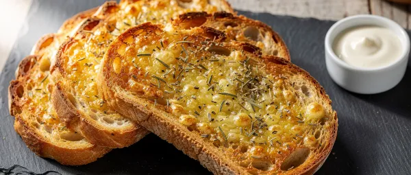 Knoblauch-Parmesan-Brot