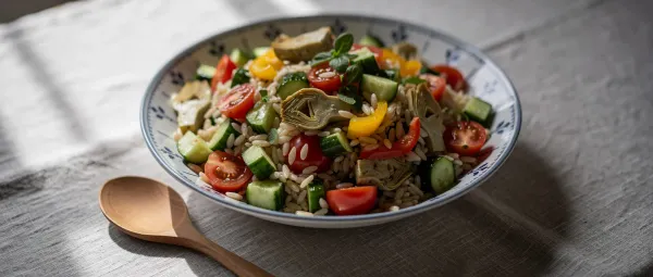 Sommerlicher Orzo-Salat