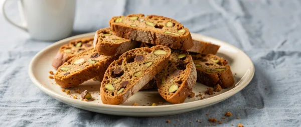 Zimt-Pistazien-Biscotti