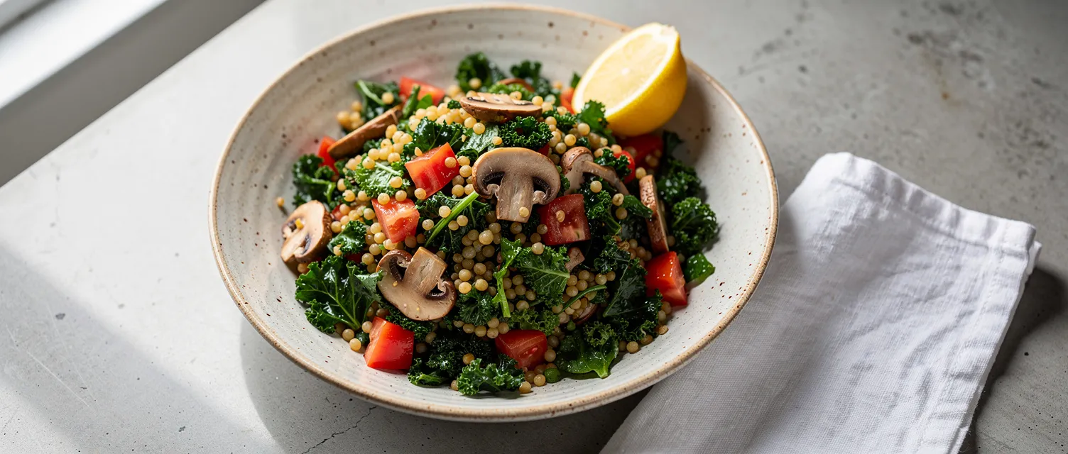 Grünkohl-Tabouleh-Salat