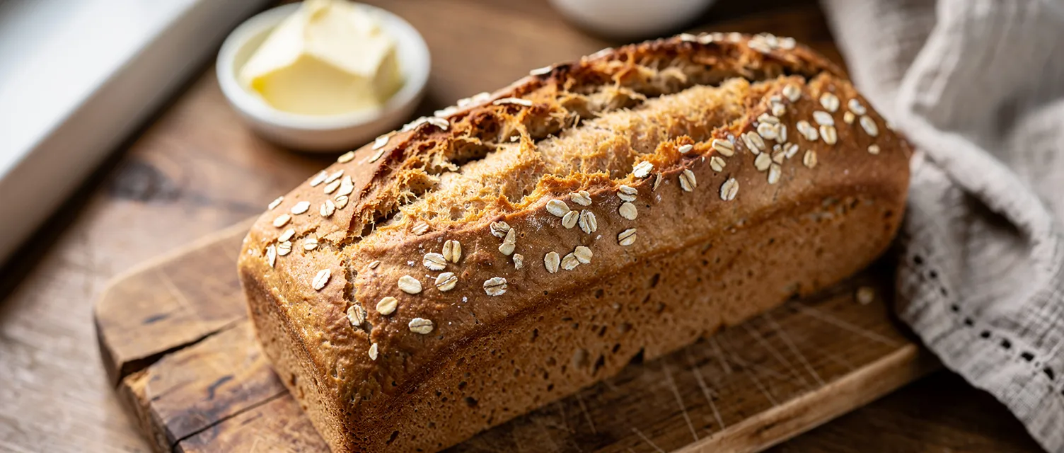 Haferbrot aus dem Brotbackautomaten