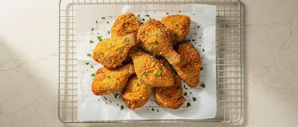 Knuspriges Hähnchen aus der Heißluftfritteuse