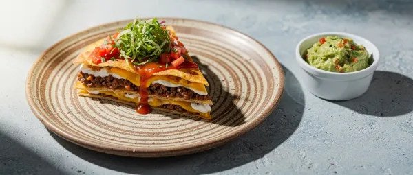 Knuspriger Crunchwrap Auflauf
