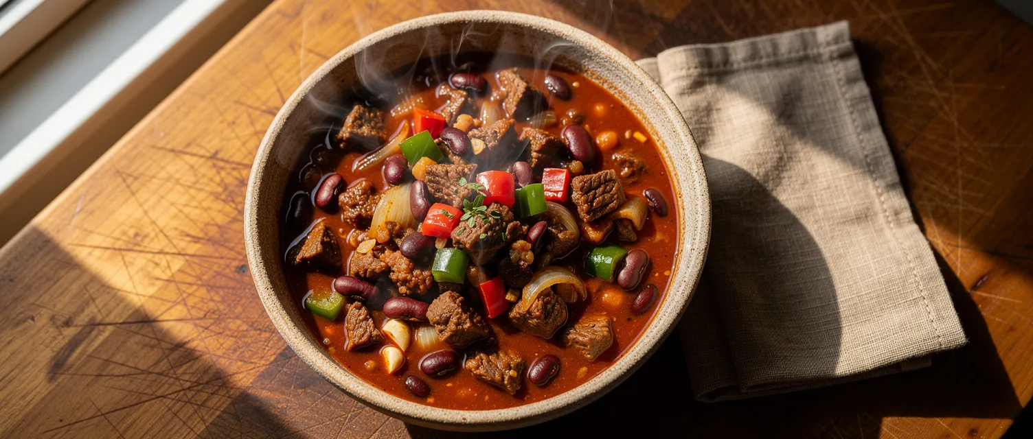 Deftiges Rinder-Chili