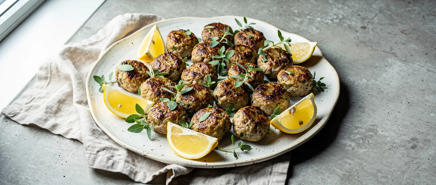 Griechische Putenfleischbällchen