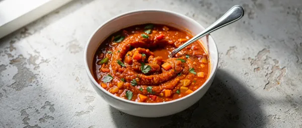 Leichte Hausgemachte Pizzasauce mit Karotten