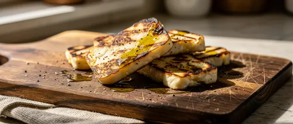 Gegrillter Halloumi