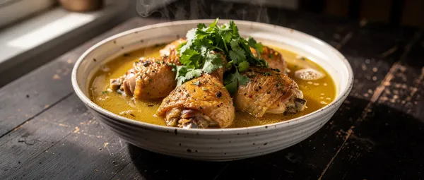 Ecuadorianisches Hähnchen-Eintopf mit Bier