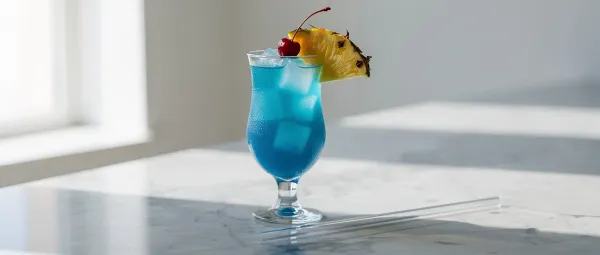 Blauer Hawaii Cocktail