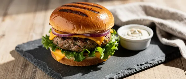 Saftige Ranch-Burger