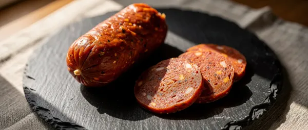 Würzige Sommerwurst aus dem Ofen