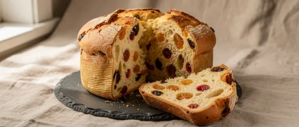 Panettone aus der Brotbackmaschine