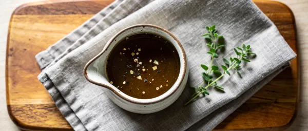 Schnelles und einfaches Salatdressing