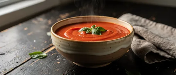 Geröstete Tomatensuppe