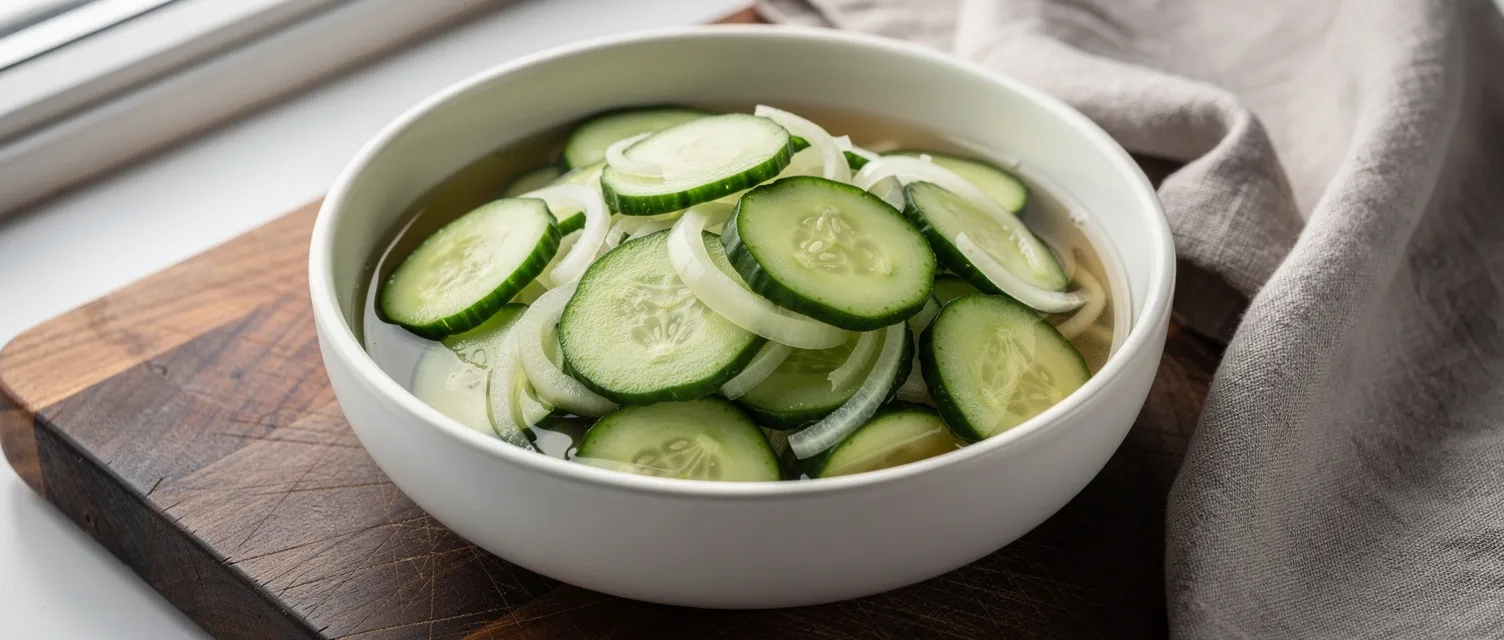 Buryls Kühlschrank-Essiggurken