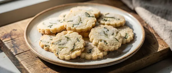 Rosmarin-Mürbeteigplätzchen