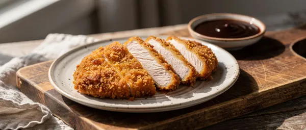 Knuspriges Paniertes Schweinekotelett (Tonkatsu)
