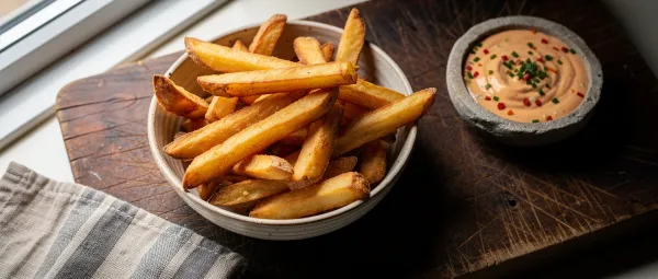 Flämische Pommes Frites mit Andalouse-Sauce