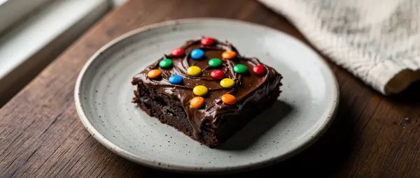Schokoladen-Brownie-Glasur