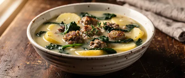 Toskanische Kartoffel-Wurst-Suppe