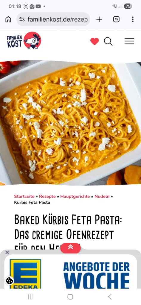 Feta-Gemüse-Spaghetti